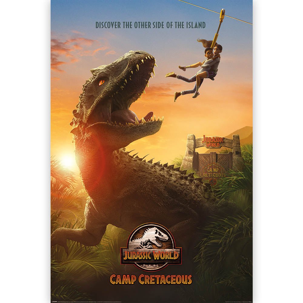 JURASSIC WORLD ジュラシックワールド (公開 10周年 ) - Camp Cretaceous / Teaser / ポスター - PGS